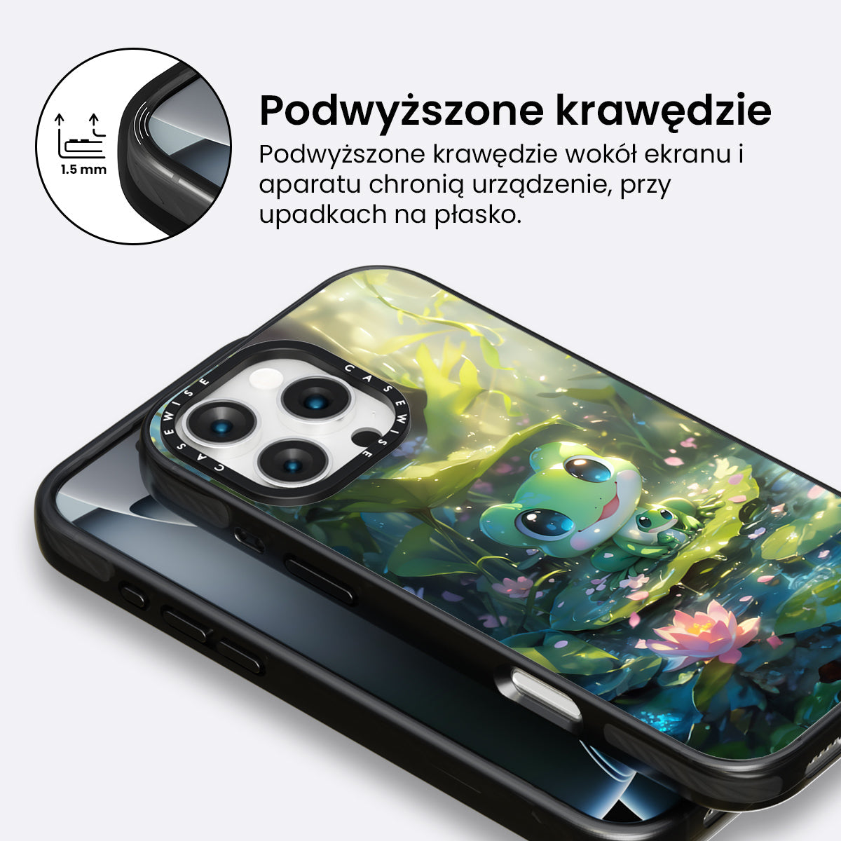 Cute Frog Family Anime - Etui