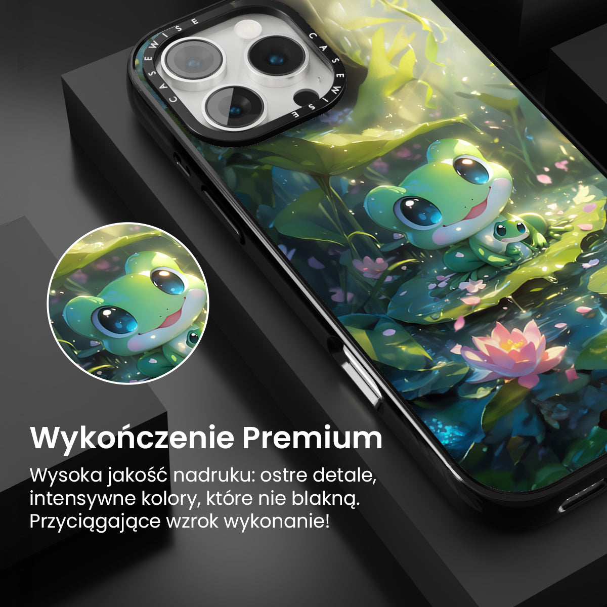 Cute Frog Family Anime - Etui