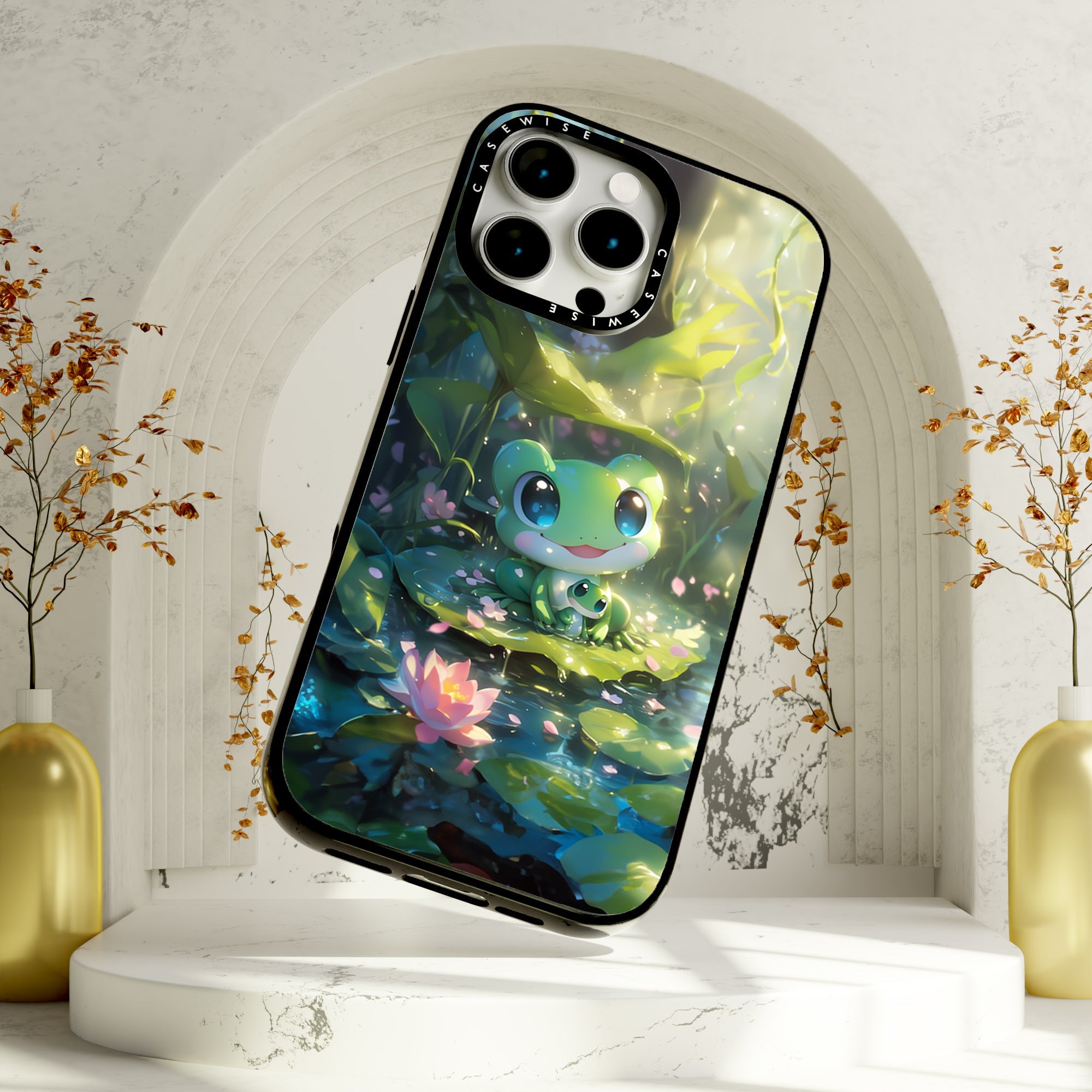 Cute Frog Family Anime - Etui