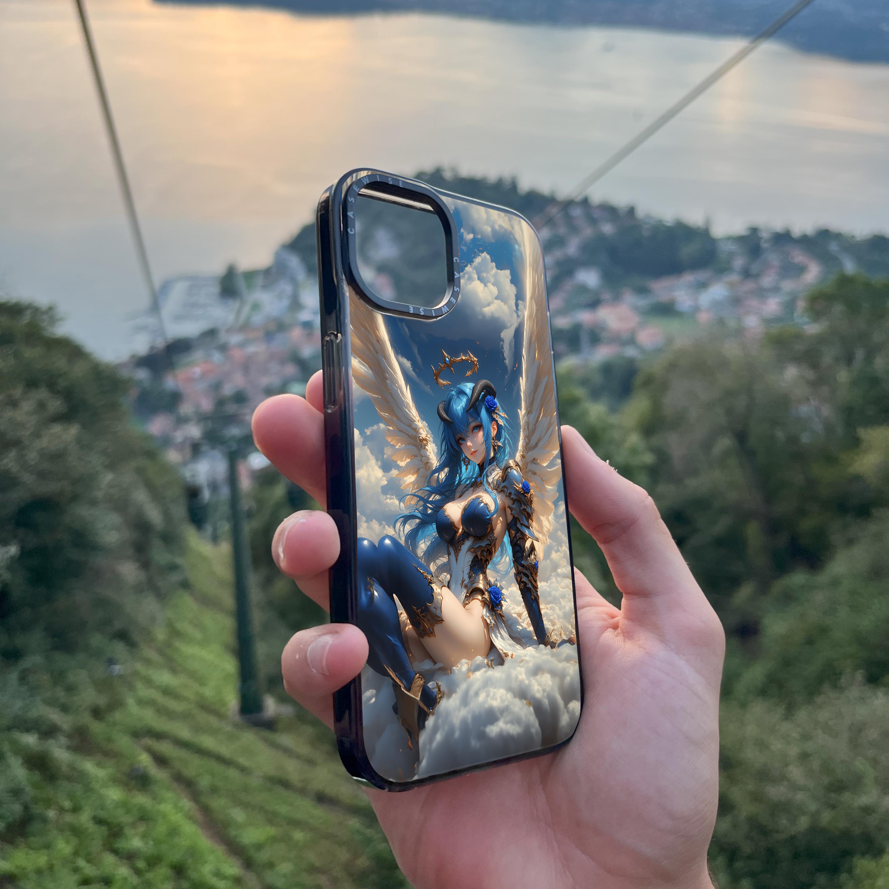 Blue Angel in Clouds - Etui