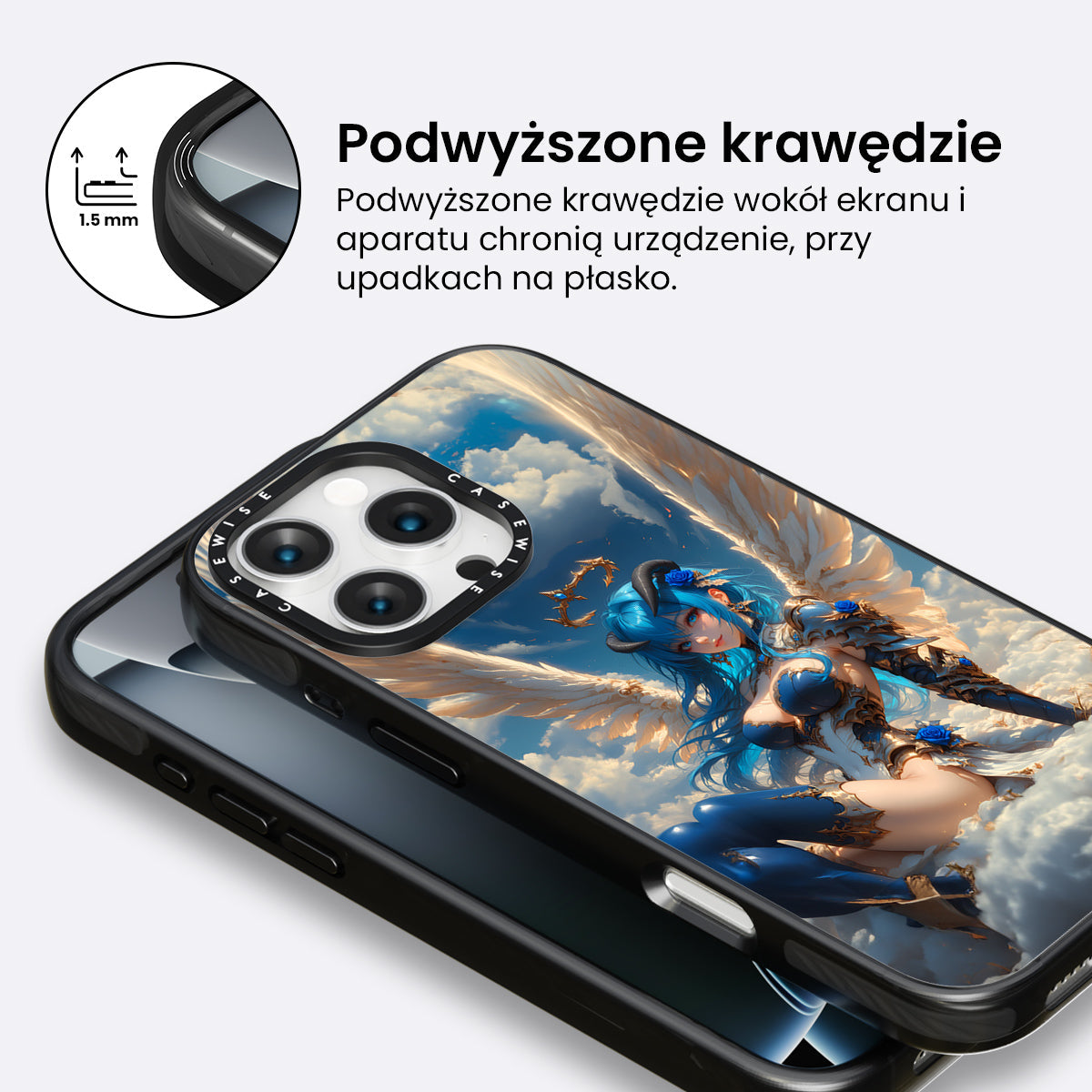 Blue Angel in Clouds - Etui