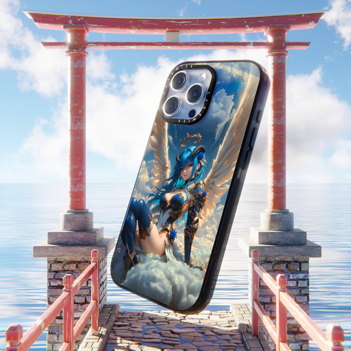 Blue Angel in Clouds - Etui