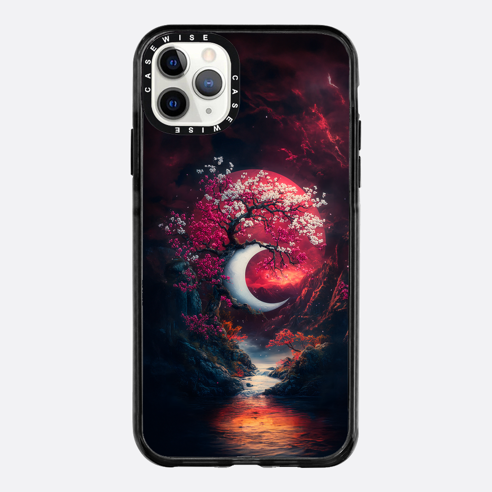 Half Moon Cherry Blossom - Etui