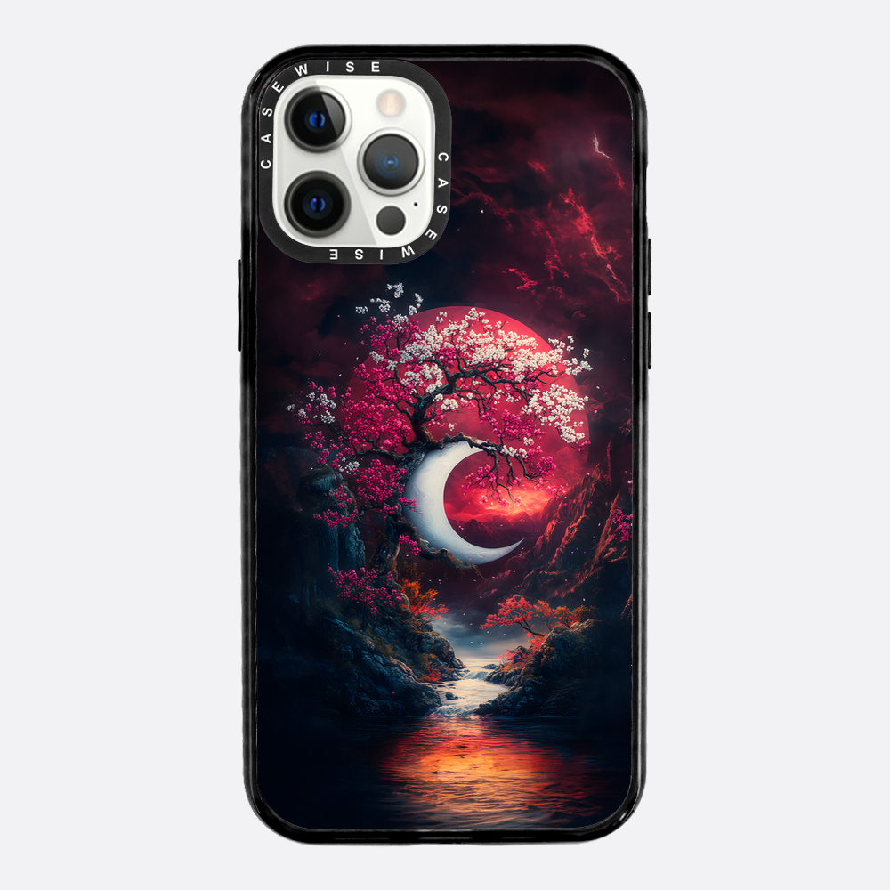 Half Moon Cherry Blossom - Etui