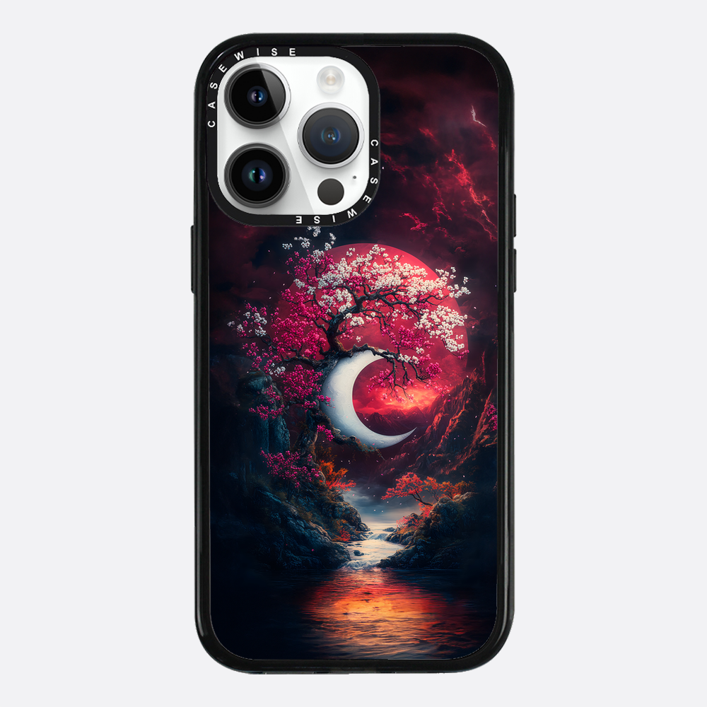 Half Moon Cherry Blossom - Etui
