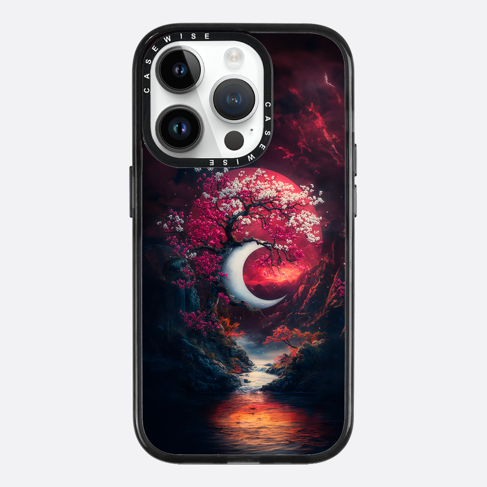 Half Moon Cherry Blossom - Etui