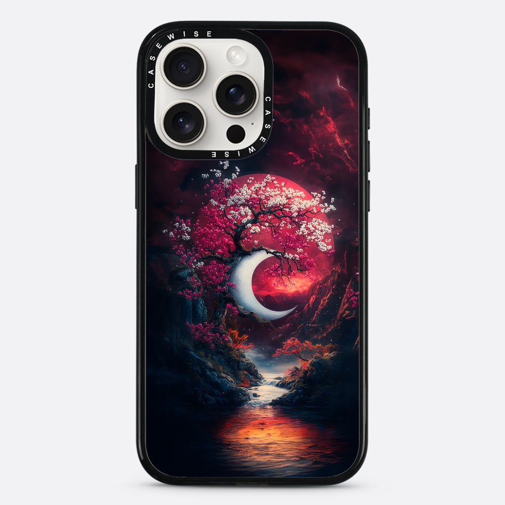 Half Moon Cherry Blossom - Etui
