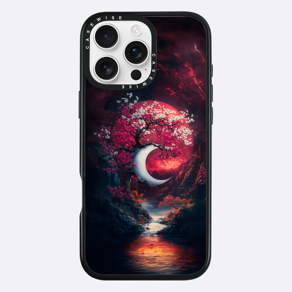 Half Moon Cherry Blossom - Etui