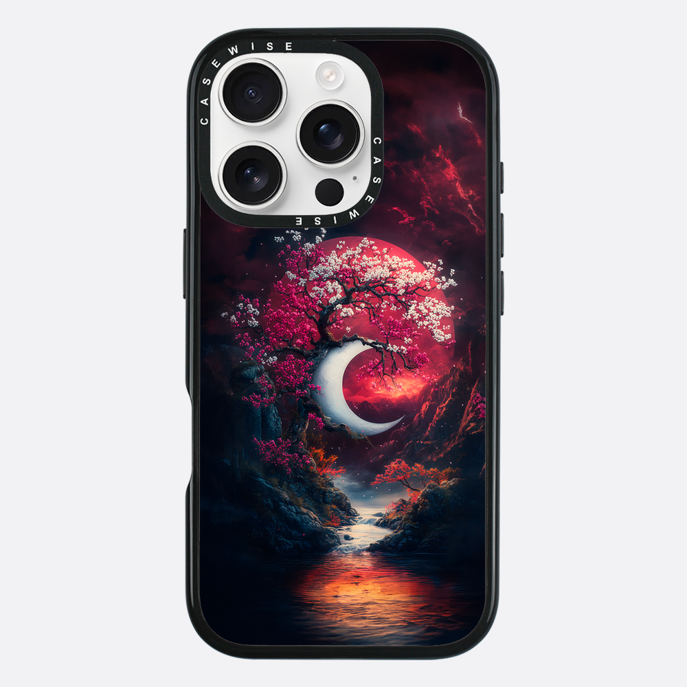 Half Moon Cherry Blossom - Etui