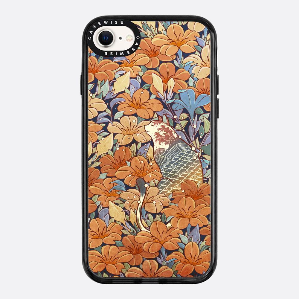 Cat and orange flowers - Etui