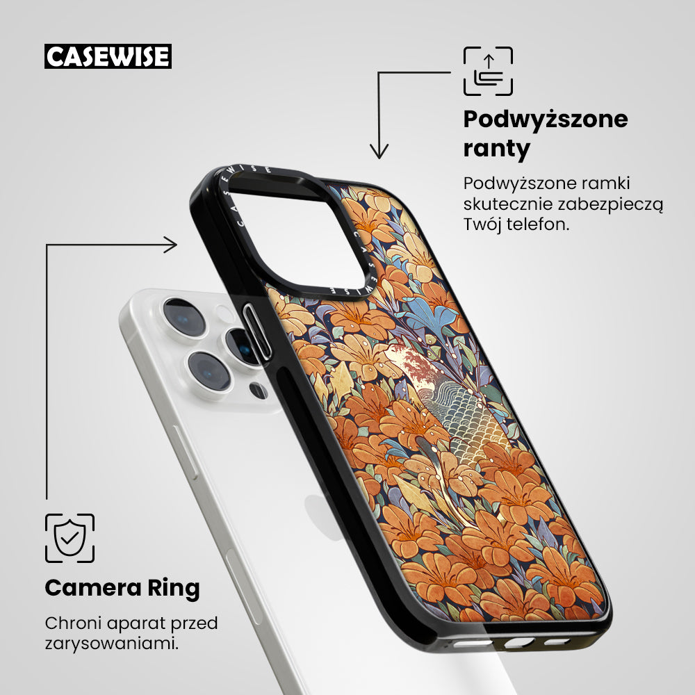 Cat and orange flowers - Etui