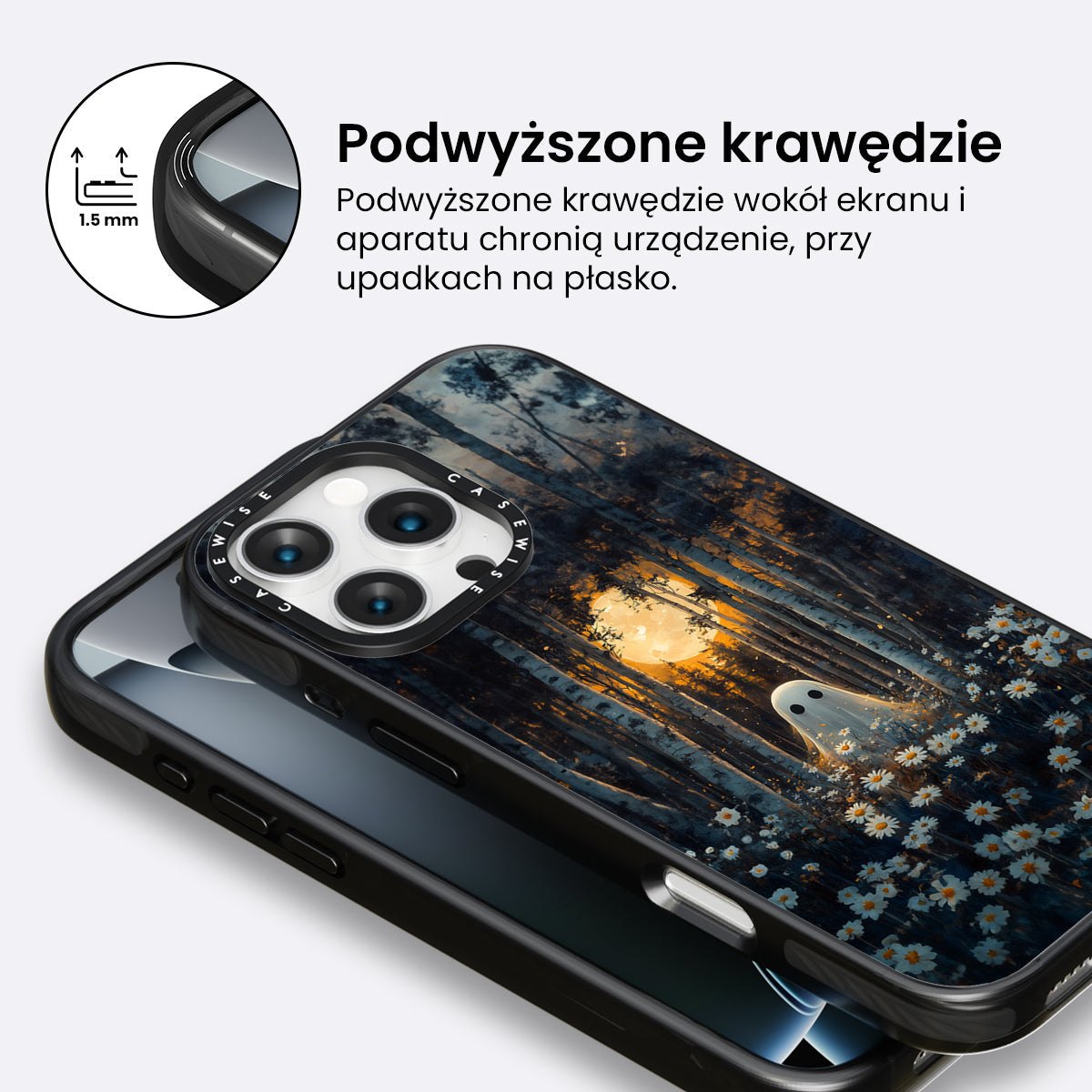 Forest Sheet Ghost Moonlight - Etui
