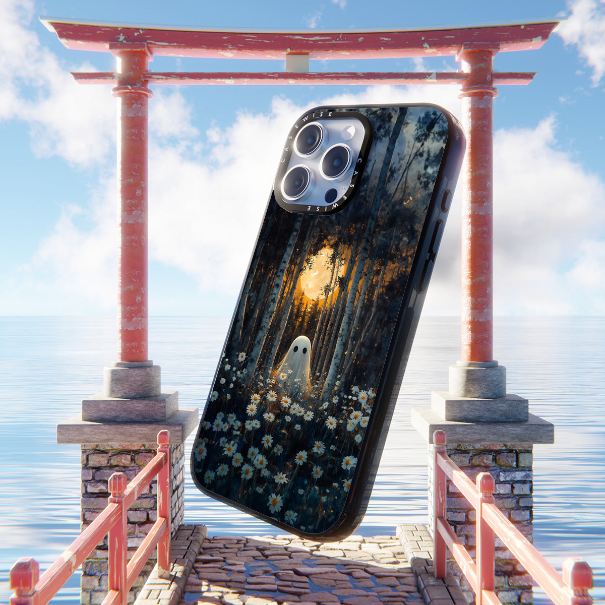 Forest Sheet Ghost Moonlight - Etui