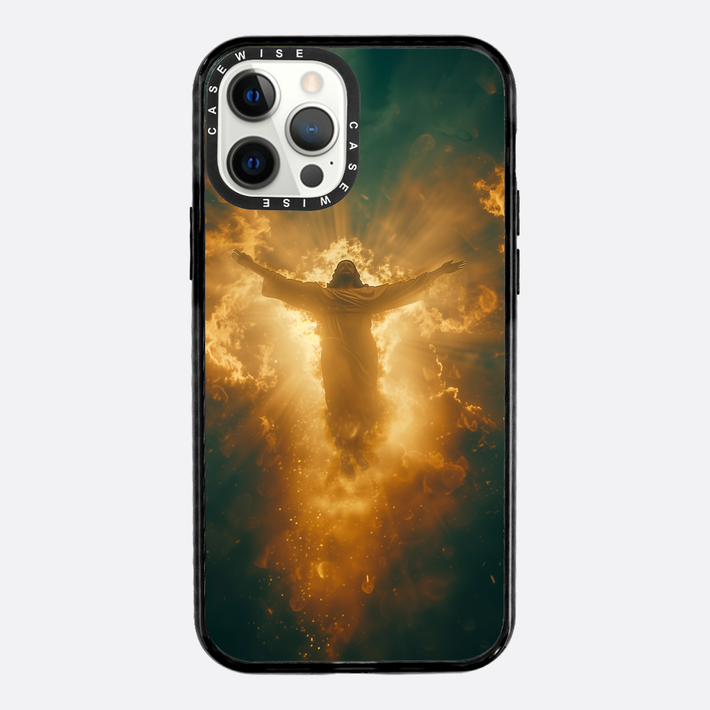 Jesus Christ Glowing in the Clouds - Etui