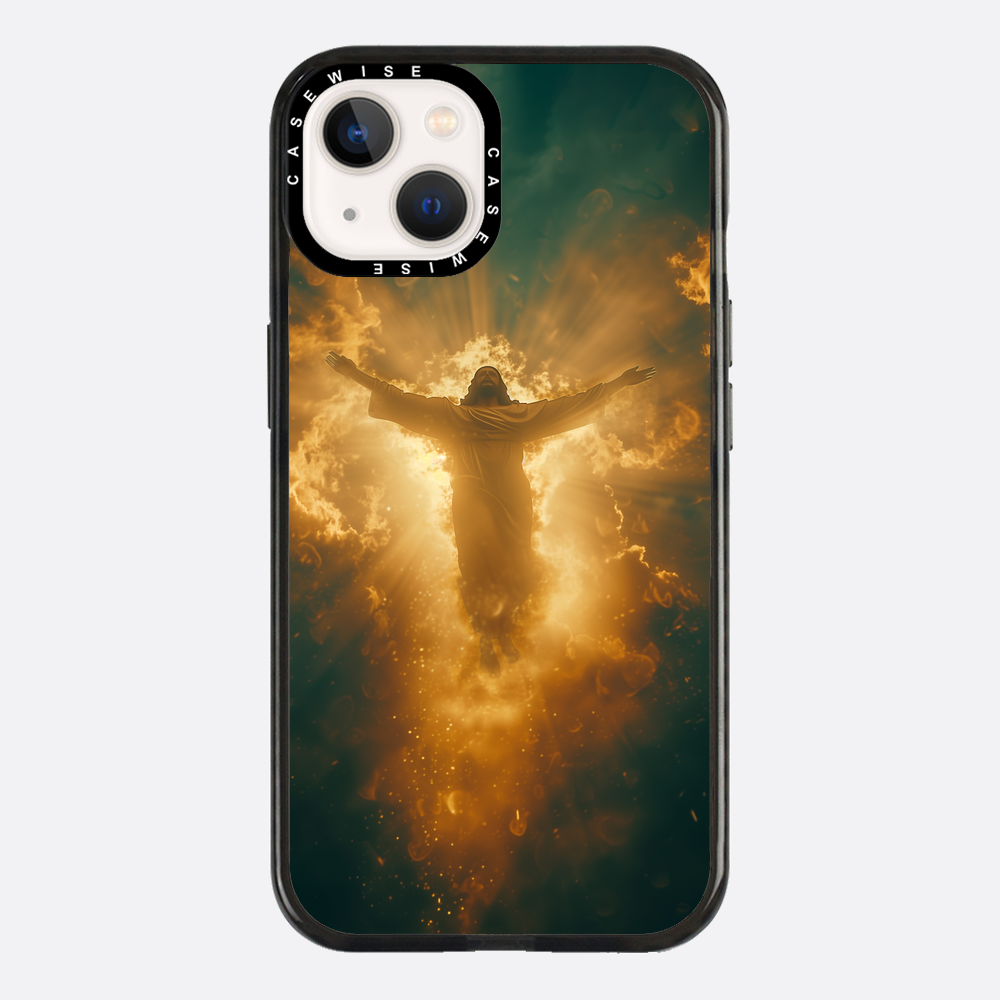 Jesus Christ Glowing in the Clouds - Etui