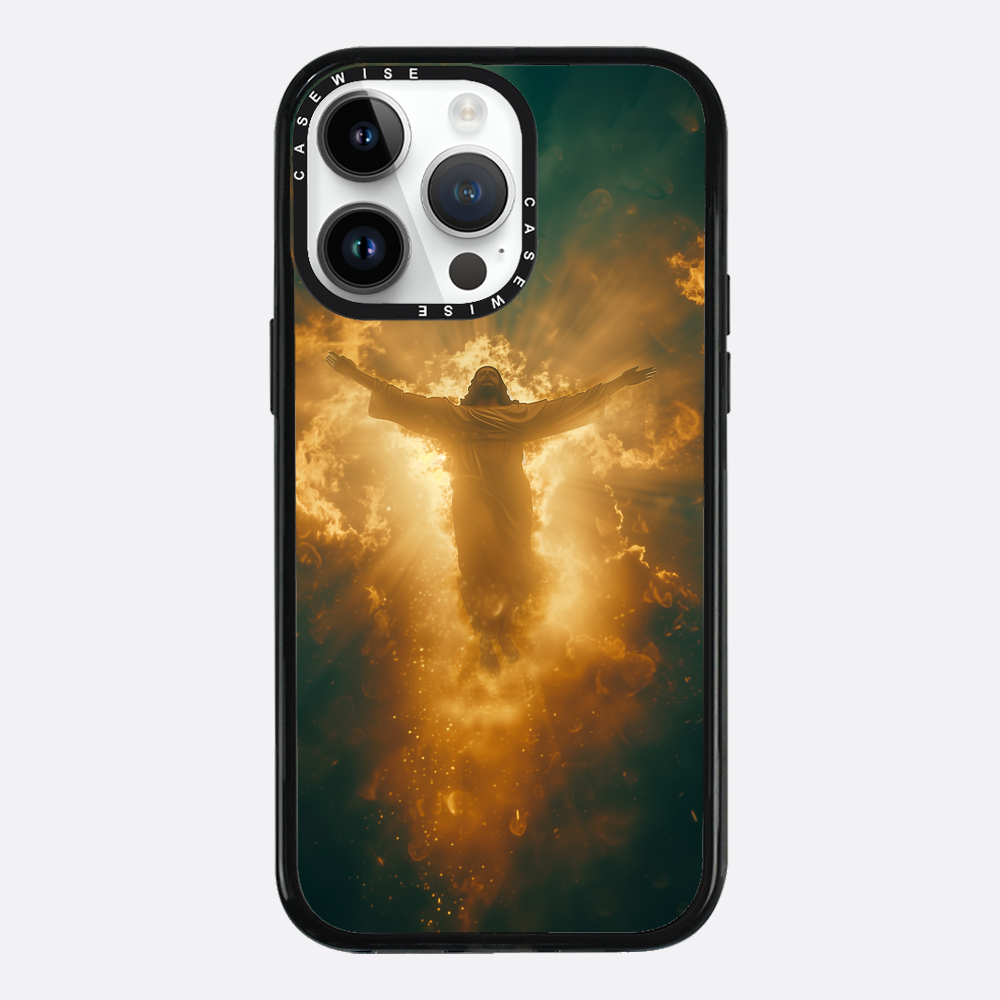Jesus Christ Glowing in the Clouds - Etui