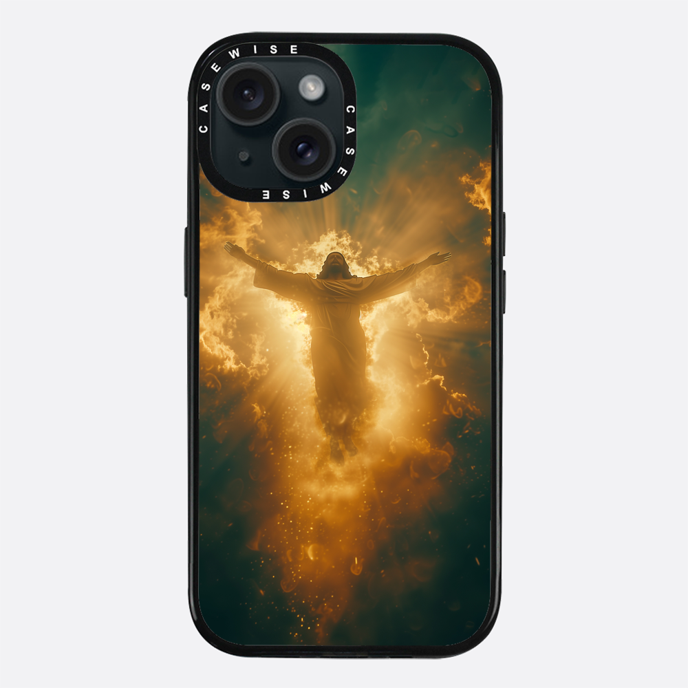 Jesus Christ Glowing in the Clouds - Etui