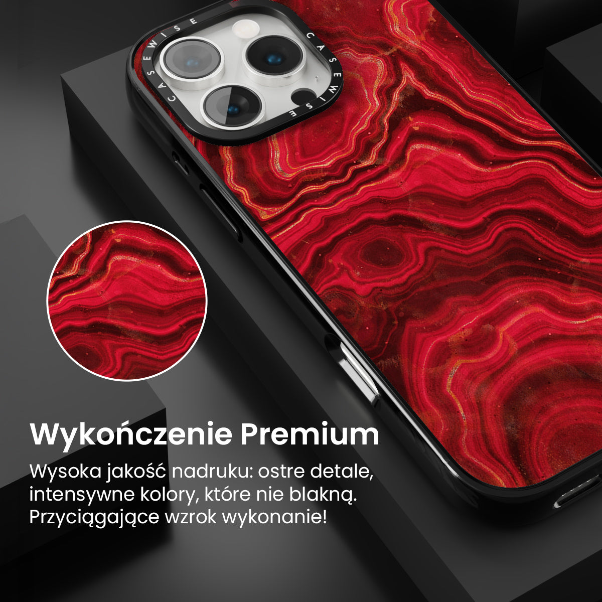 Red Agate Texture 02 - Etui