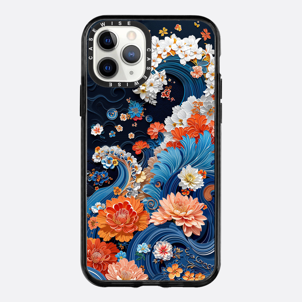 Floral Wave - Etui