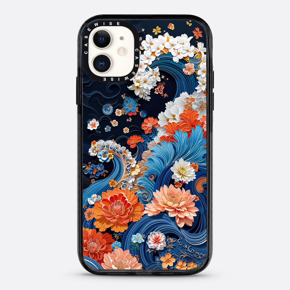 Floral Wave - Etui