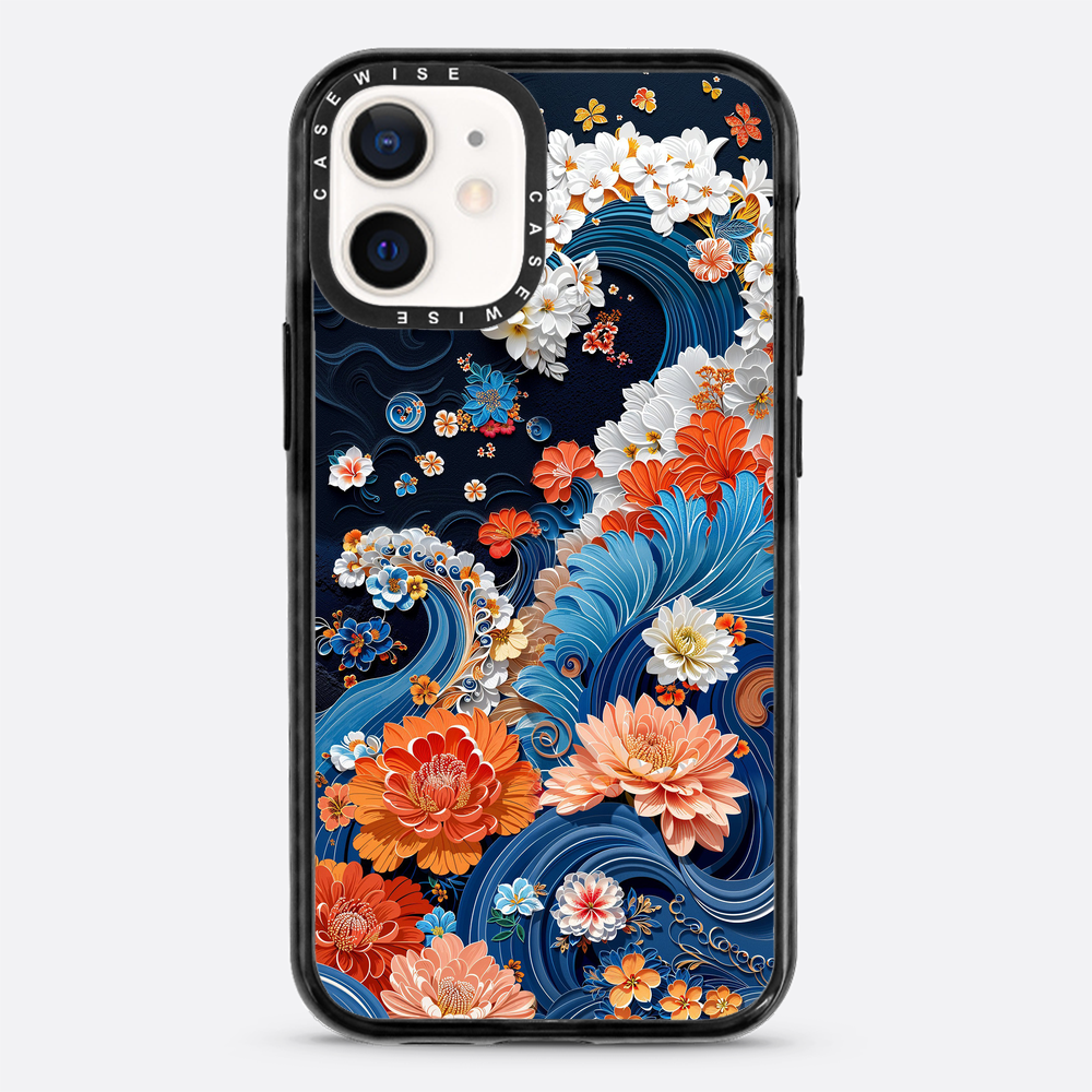 Floral Wave - Etui