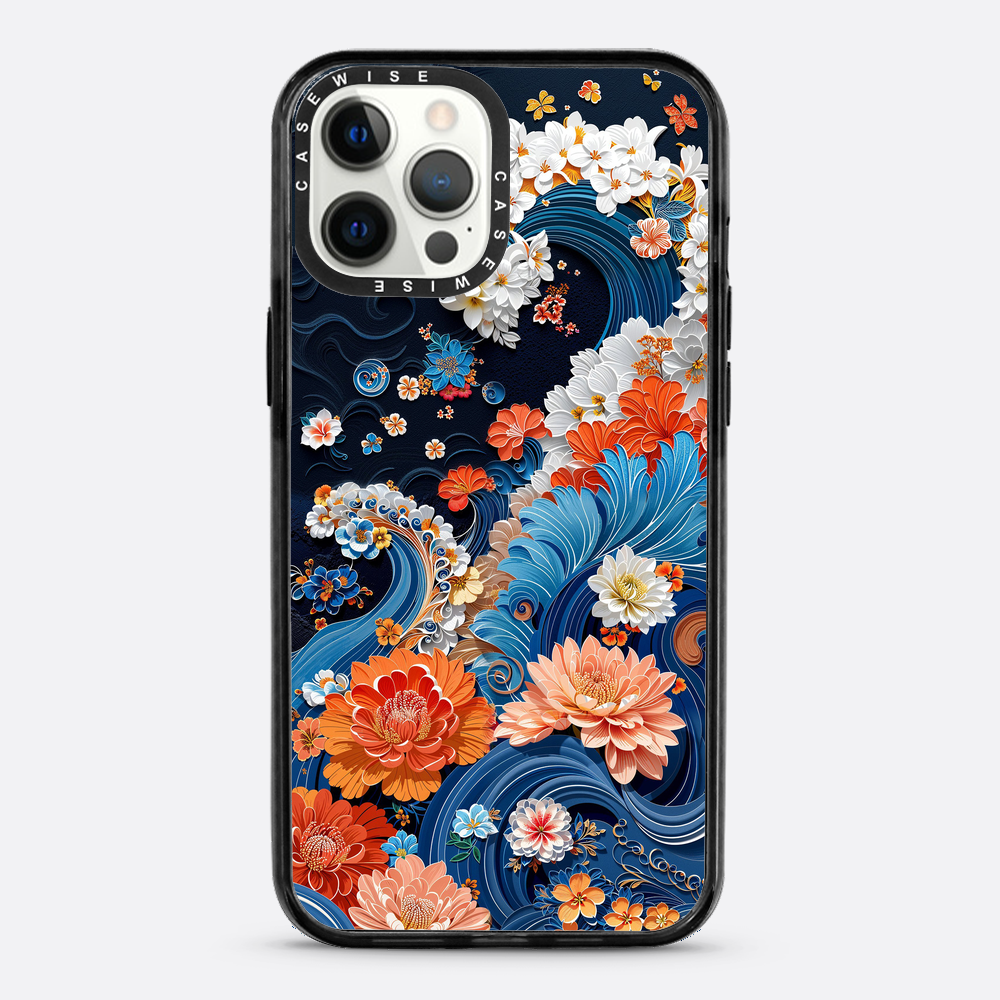 Floral Wave - Etui