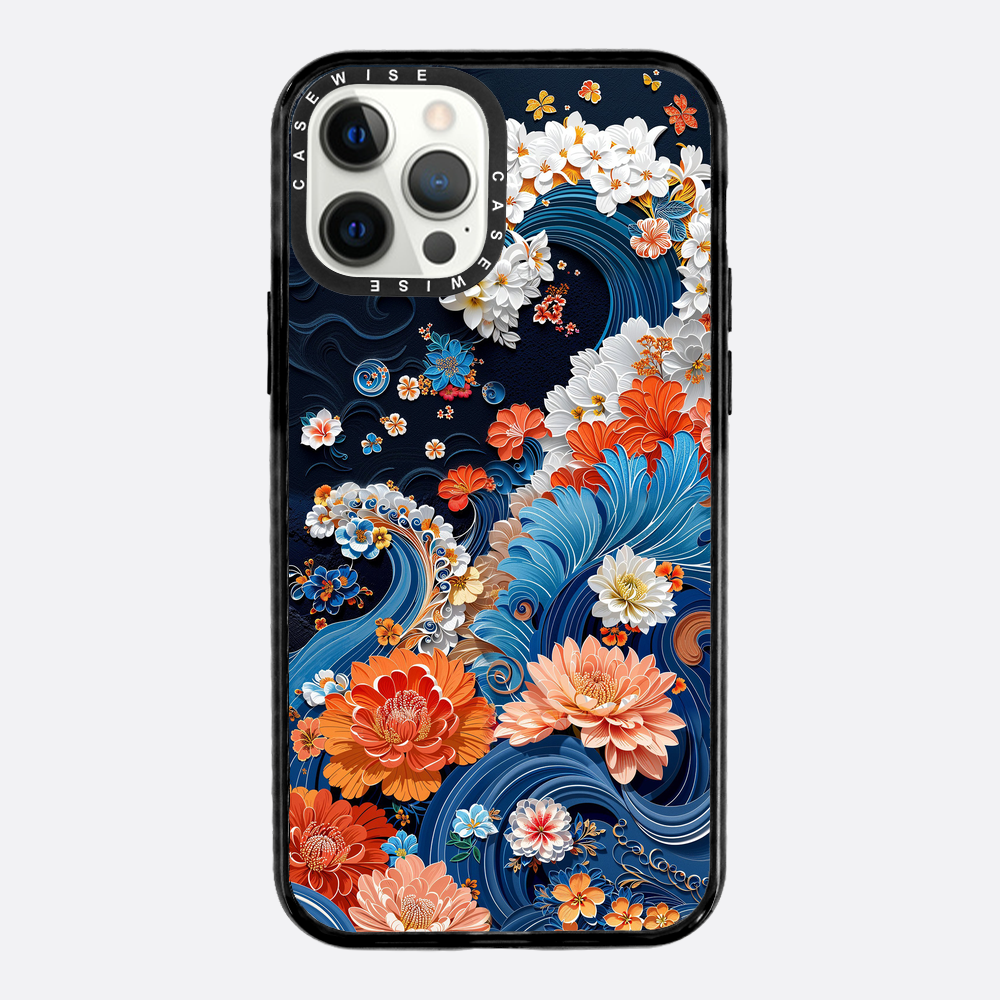 Floral Wave - Etui