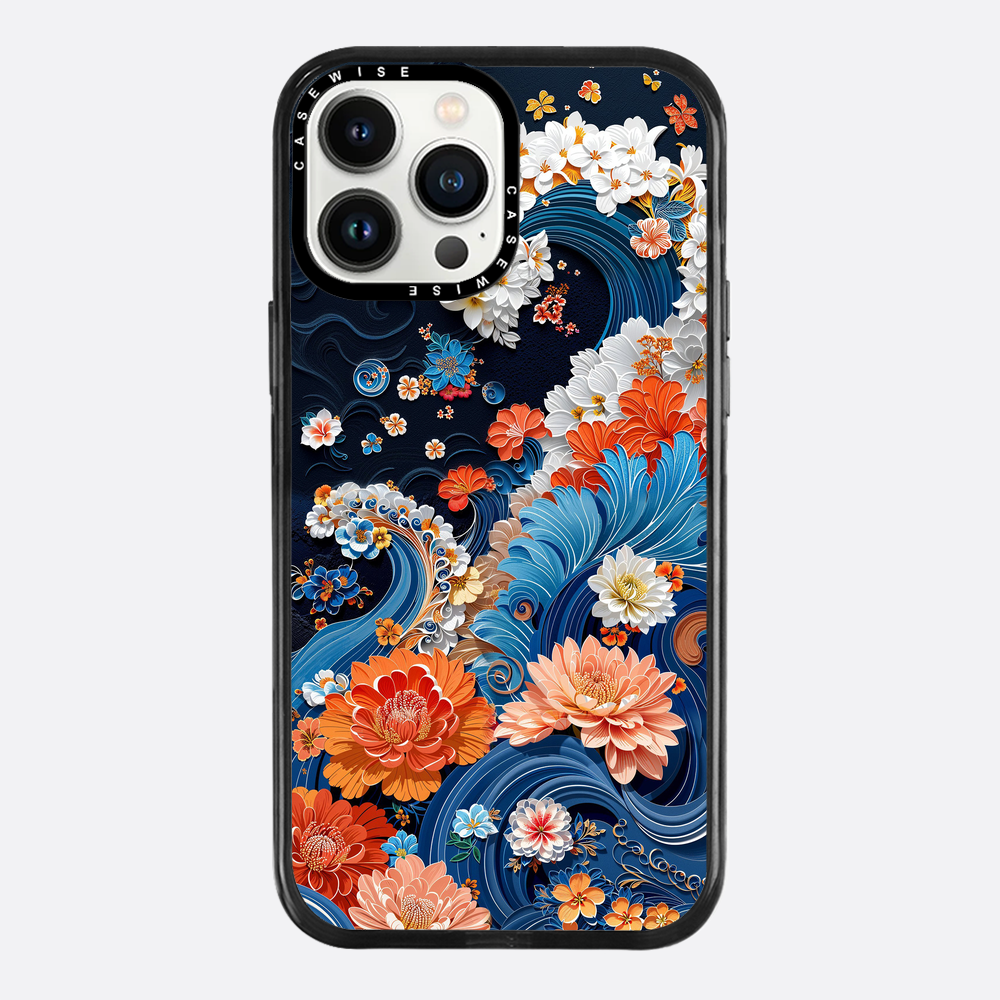 Floral Wave - Etui