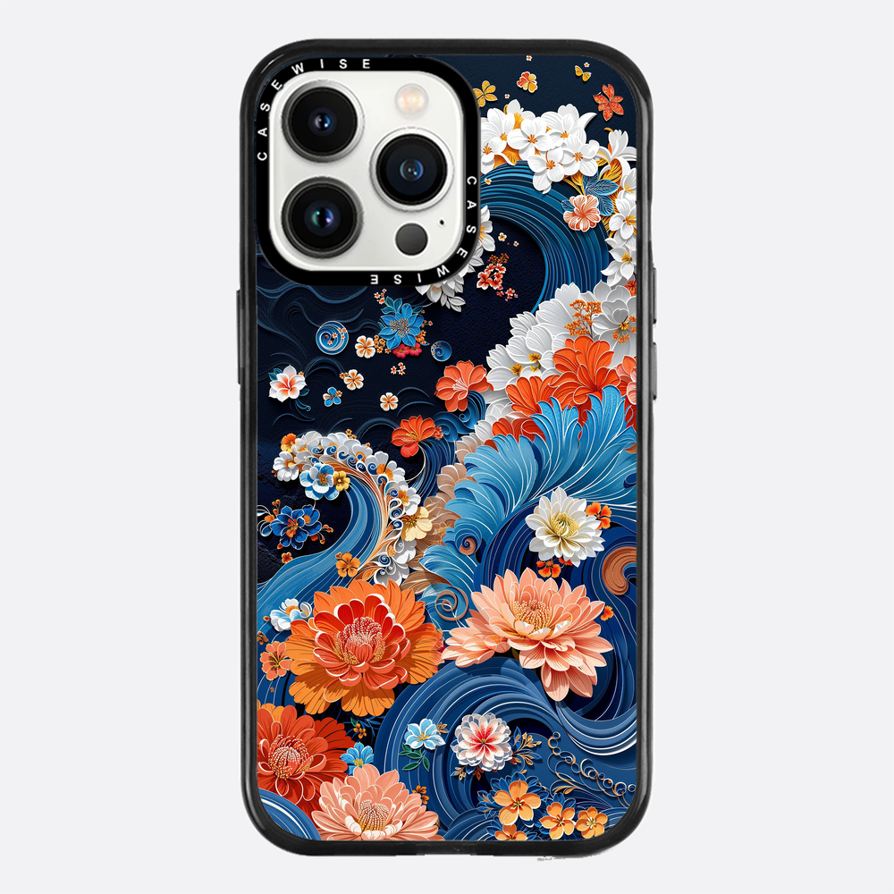 Floral Wave - Etui