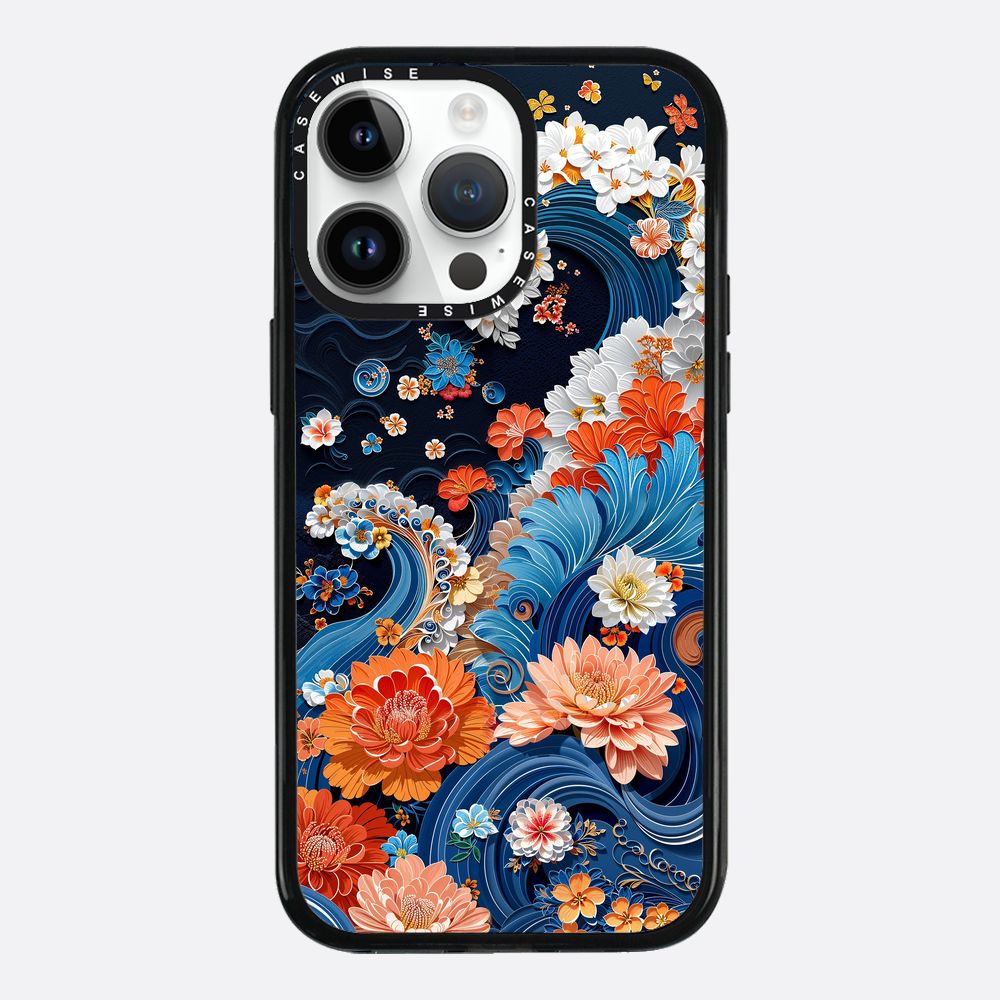 Floral Wave - Etui