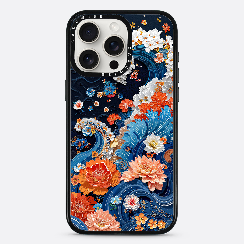 Floral Wave - Etui