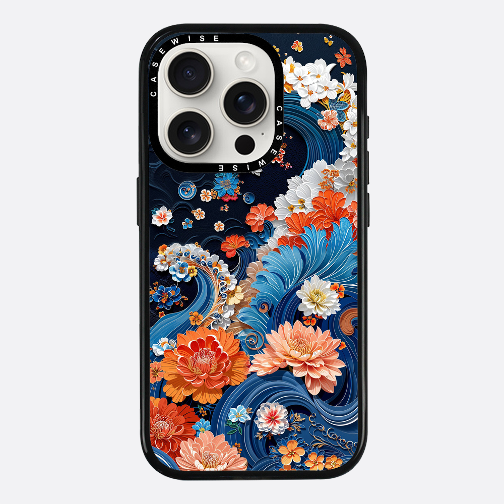Floral Wave - Etui