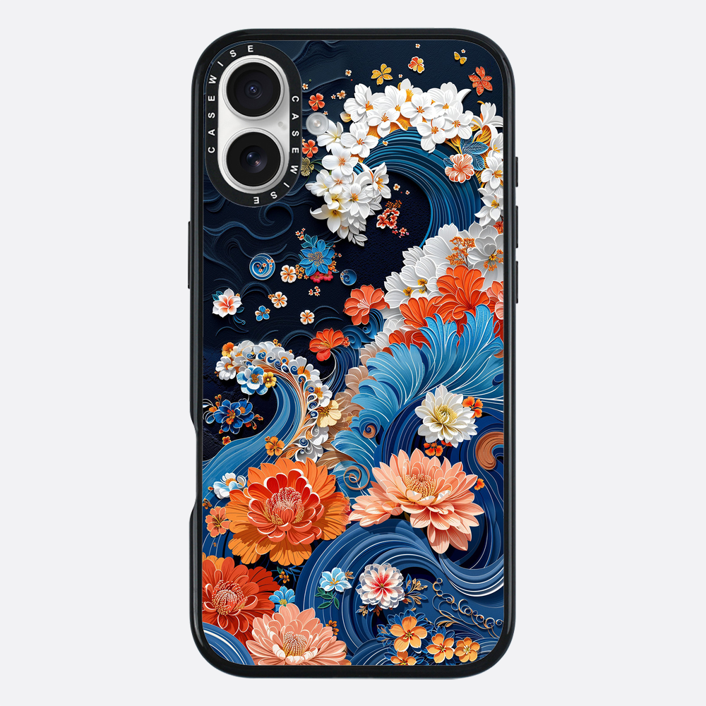 Floral Wave - Etui