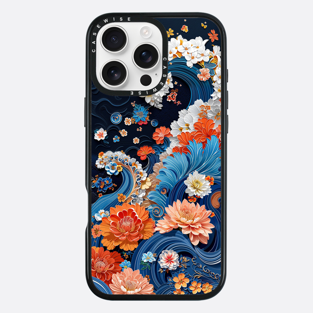 Floral Wave - Etui