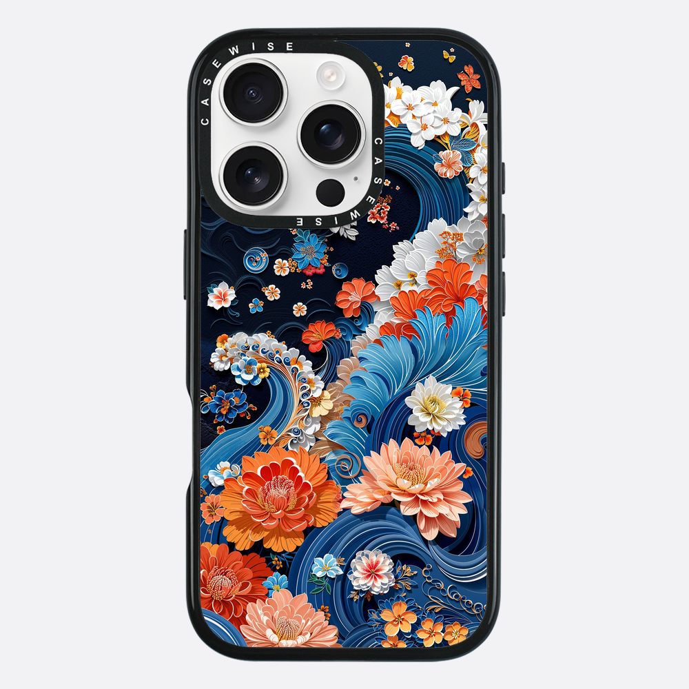 Floral Wave - Etui