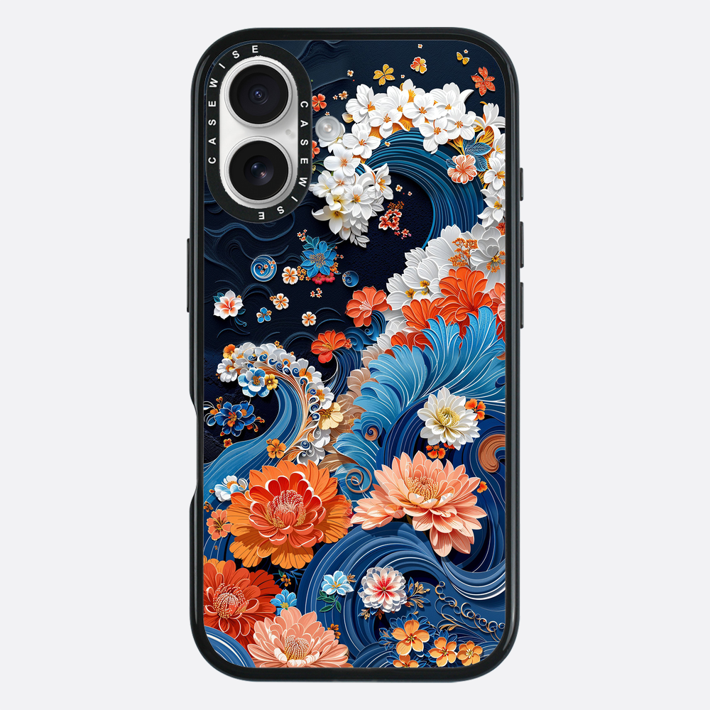 Floral Wave - Etui
