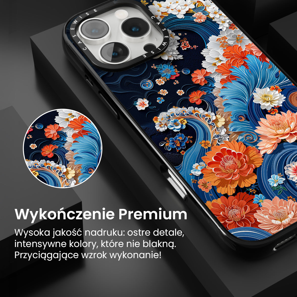 Floral Wave - Etui