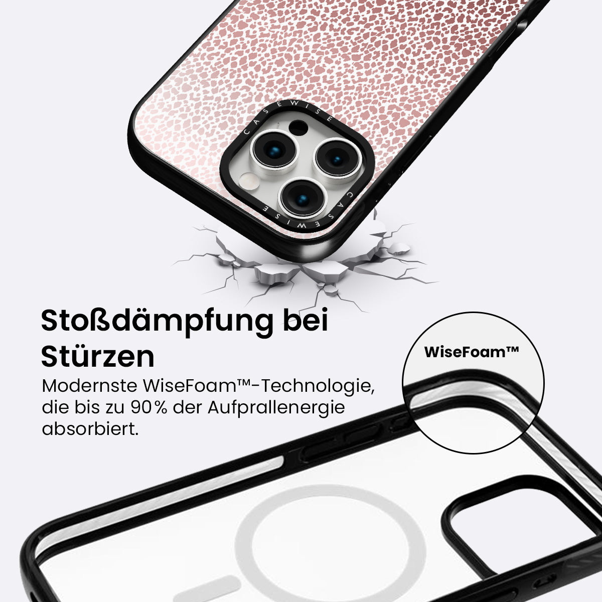 Różowa Pantera Ombre - Etui