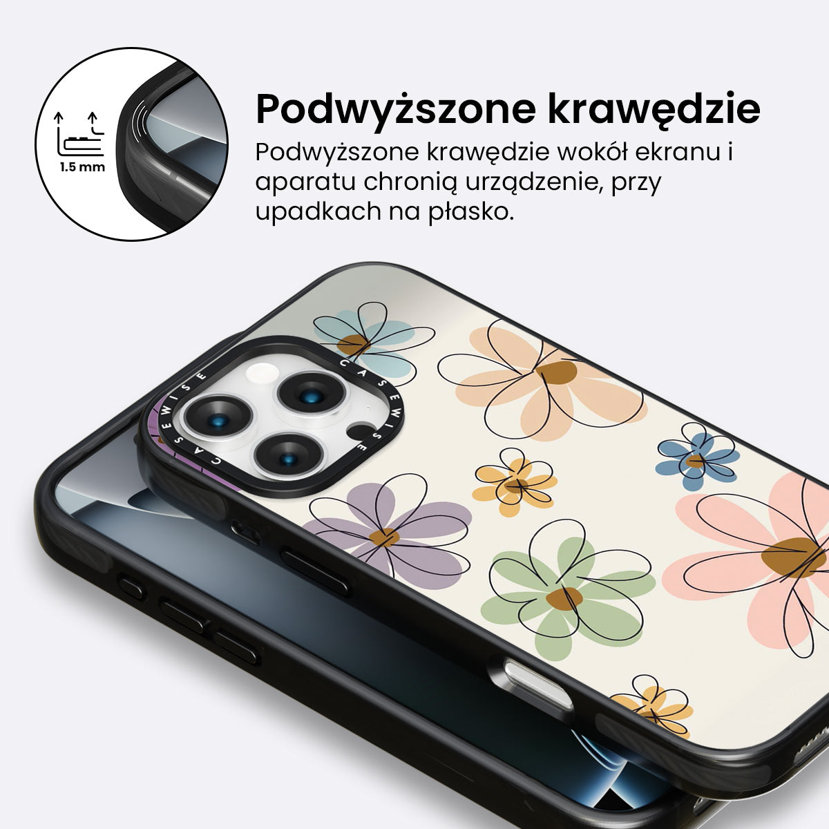 Minimalistyczne Kwiaty - Etui