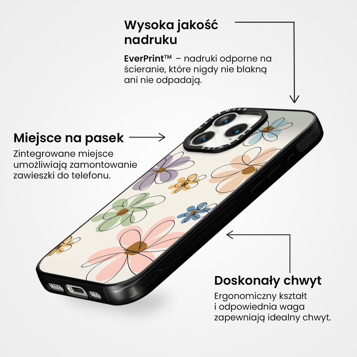 Minimalistyczne Kwiaty - Etui