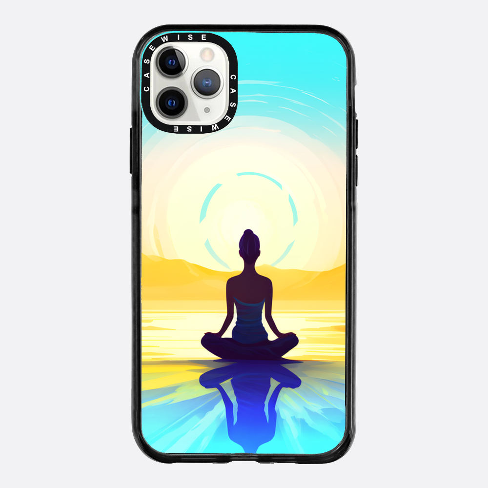 Sun Meditation Yellow Turquoise - Etui