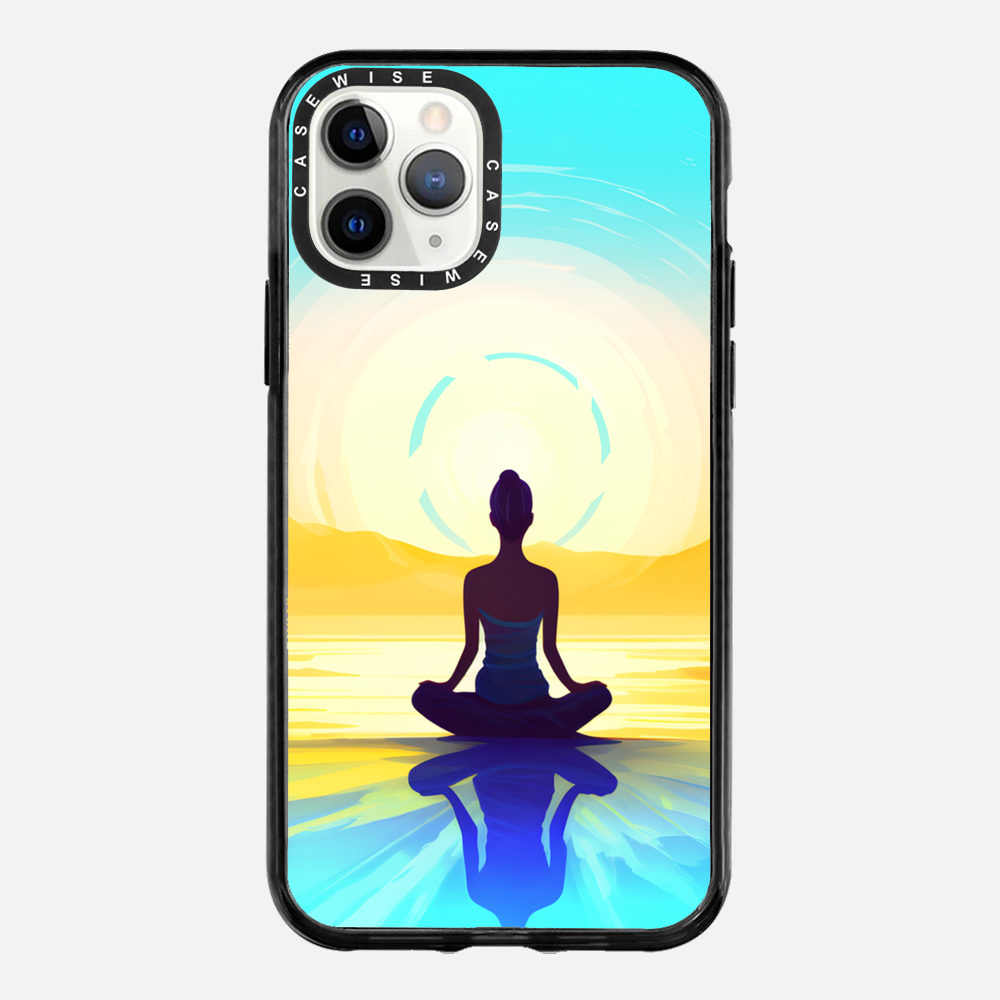 Sun Meditation Yellow Turquoise - Etui
