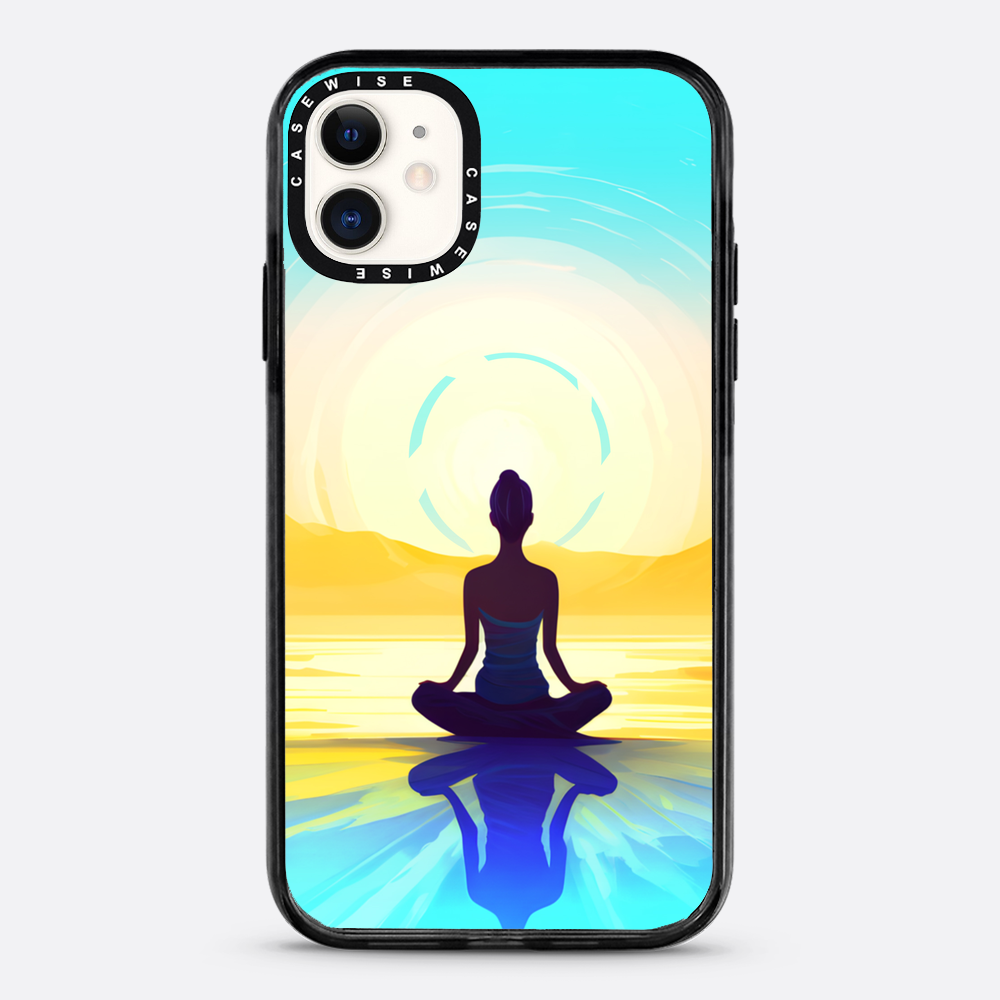 Sun Meditation Yellow Turquoise - Etui