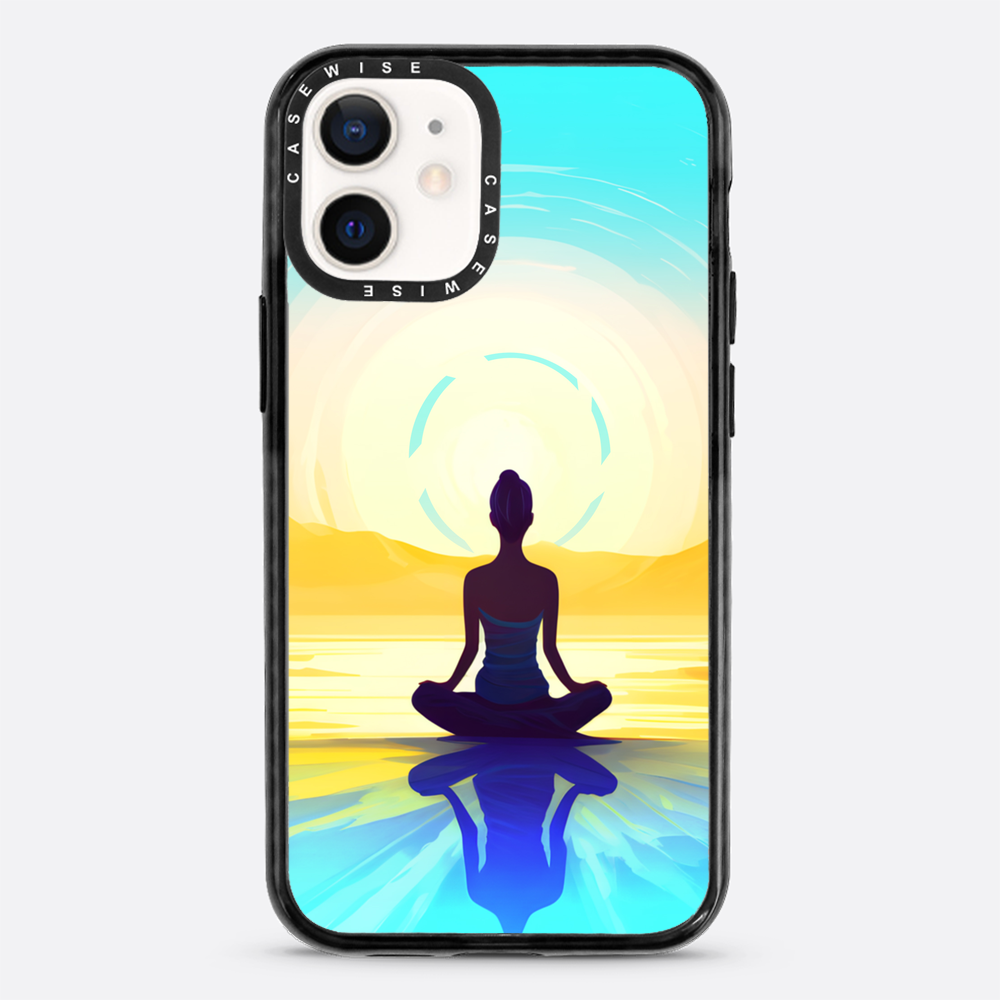Sun Meditation Yellow Turquoise - Etui
