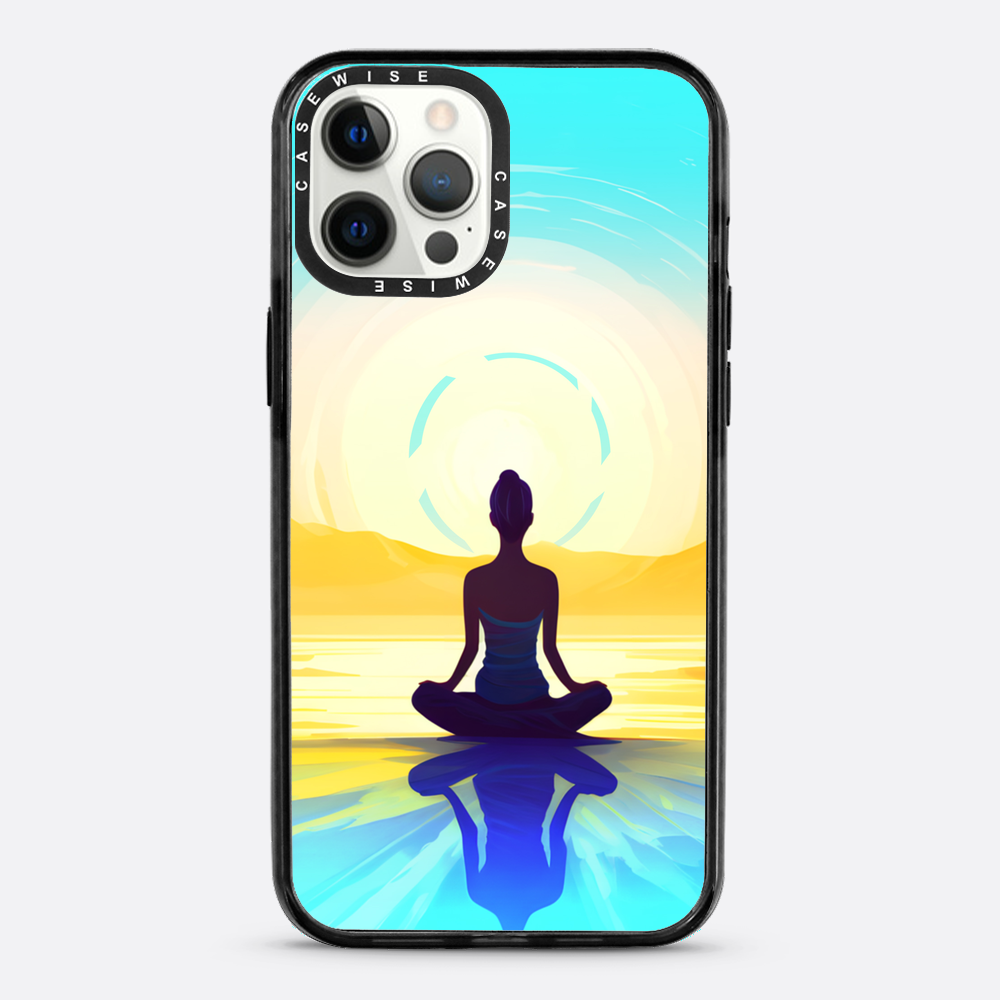 Sun Meditation Yellow Turquoise - Etui