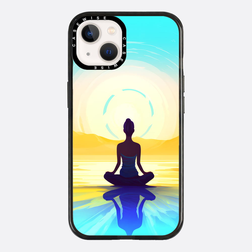 Sun Meditation Yellow Turquoise - Etui