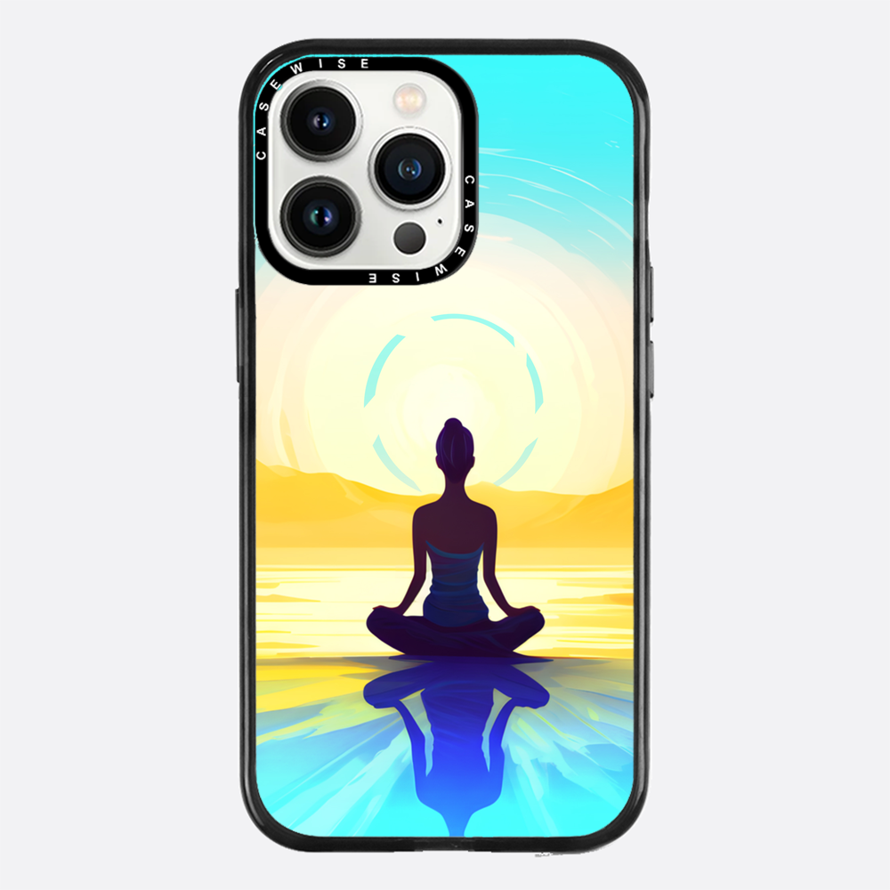 Sun Meditation Yellow Turquoise - Etui