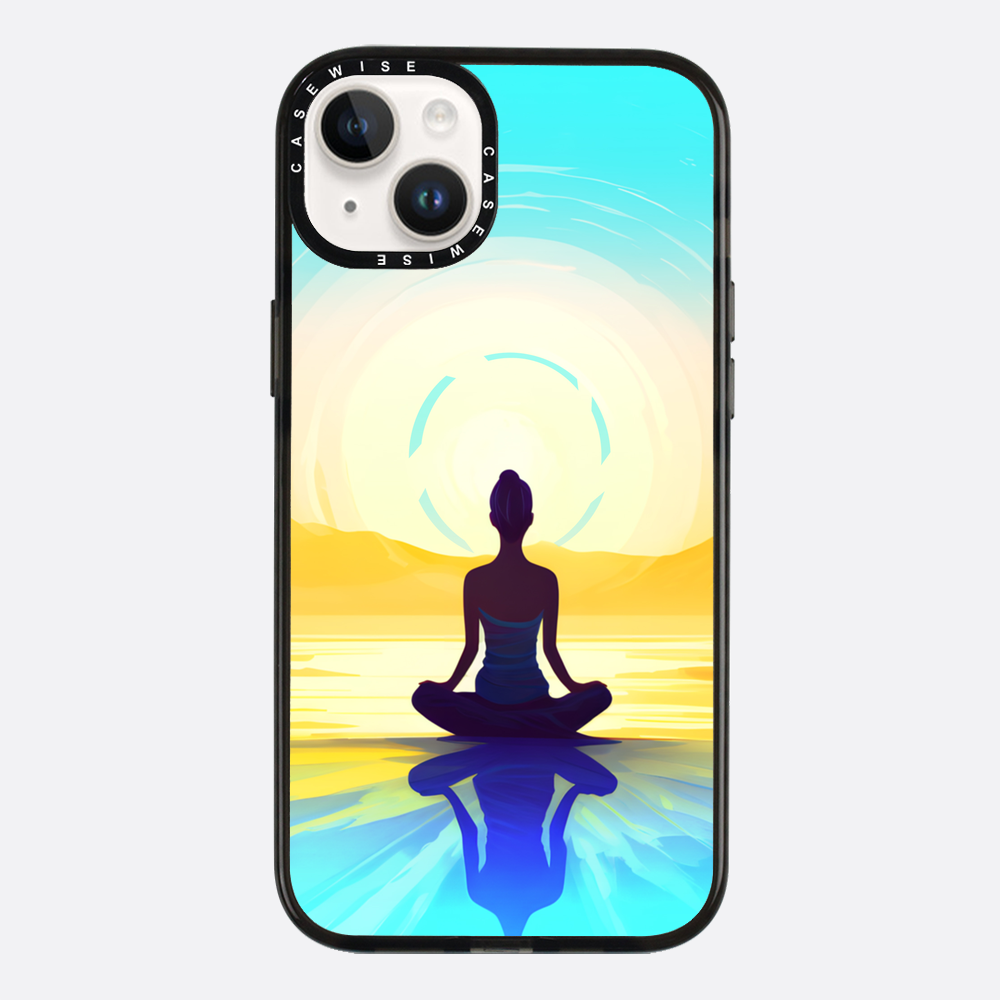 Sun Meditation Yellow Turquoise - Etui