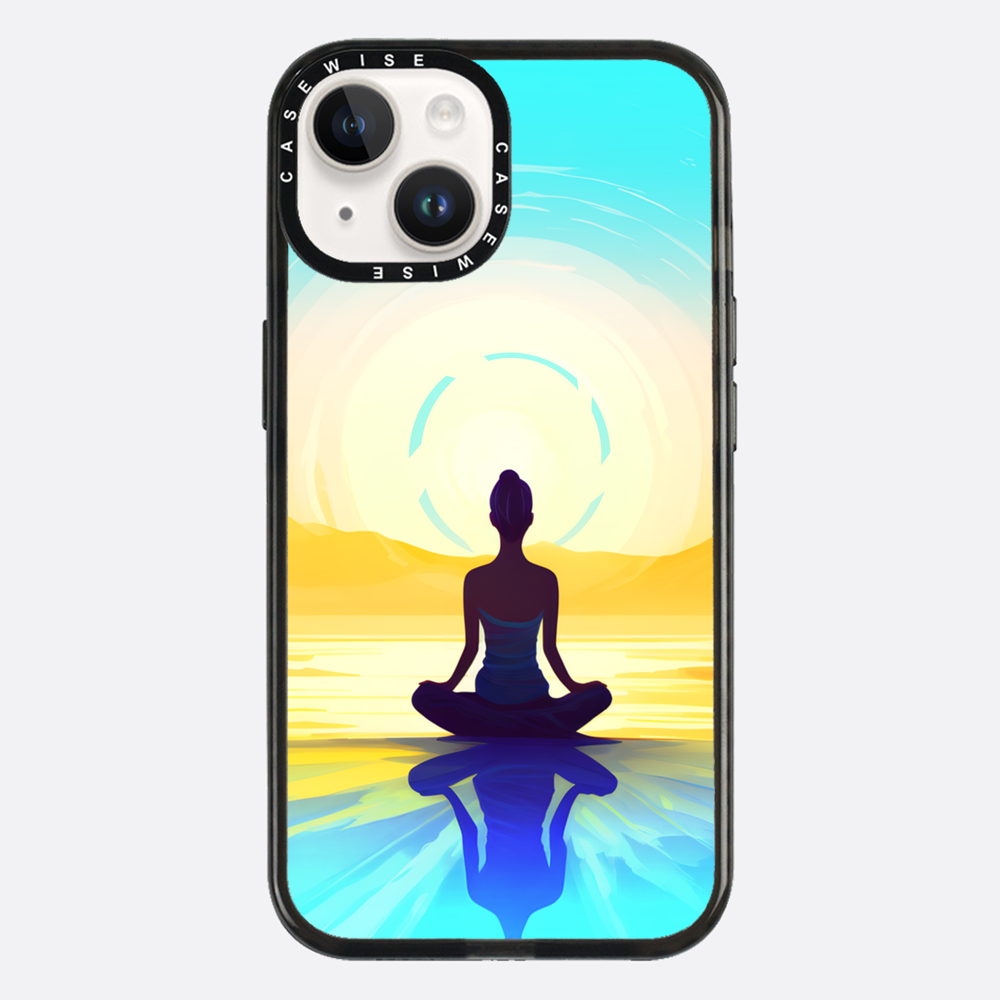 Sun Meditation Yellow Turquoise - Etui