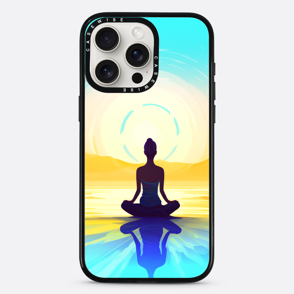 Sun Meditation Yellow Turquoise - Etui